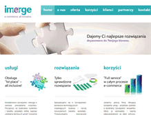 Tablet Screenshot of imerge.pl